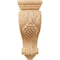 Ekena Millwork 5"W x 7"D x 14"H Large Grape Corbel, Red Oak CORW05X07X14GRRO - alternate 2